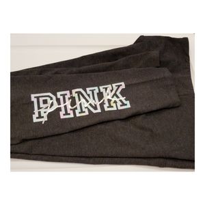 NWOT VS PINK Pastel Floral Foil Leggings High Waist Medium